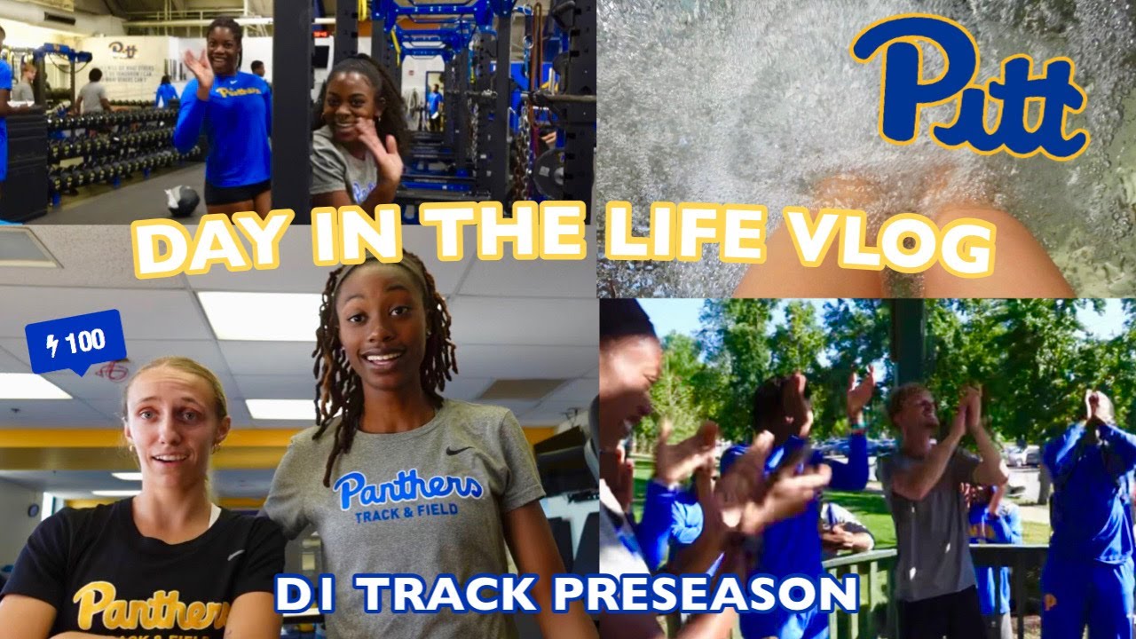 D1 TRACK ATHLETE DAY IN THE LIFE PRESEASON // University of Pittsburgh