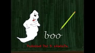 25-Halloween verbs Cartoon with Words