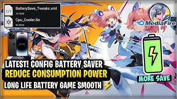 Latest! Battery Save Mode Reduce Consuming Power Game In Mobile Legends + Boost FPS [ Patch Neymar ]