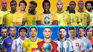 Legendary VS 🔥 Brazil Ultra Legends VS World Legends 🌍 Argentina Portugal France England Croatia🔥💪