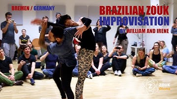 Brazilian Zouk Improvisation by William and Irene at Bremen / Germany February 2022 (demo 3).