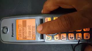 How to turnoff talking caller ID in Panasonic cardless phone. screenshot 5