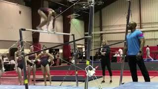 Level 7 bar routine 9.6