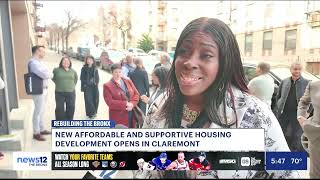 News 12 Bronx features Community Access' Ribbon Cutting Ceremony at Baez Place