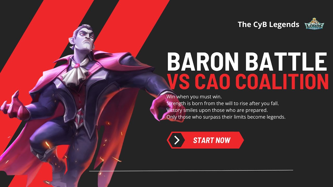Lords Mobile - Baron Battle in CyB (2025/11/2 JST14:00) - YouTube