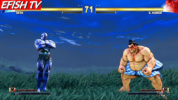 LEVEL 8 Seth vs E Honda STREET FIGHTER V Hardest Battle Match
