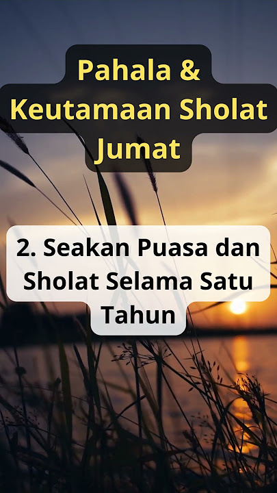 Pahala Dan Keutamaan Sholat Jumat #shorts #short