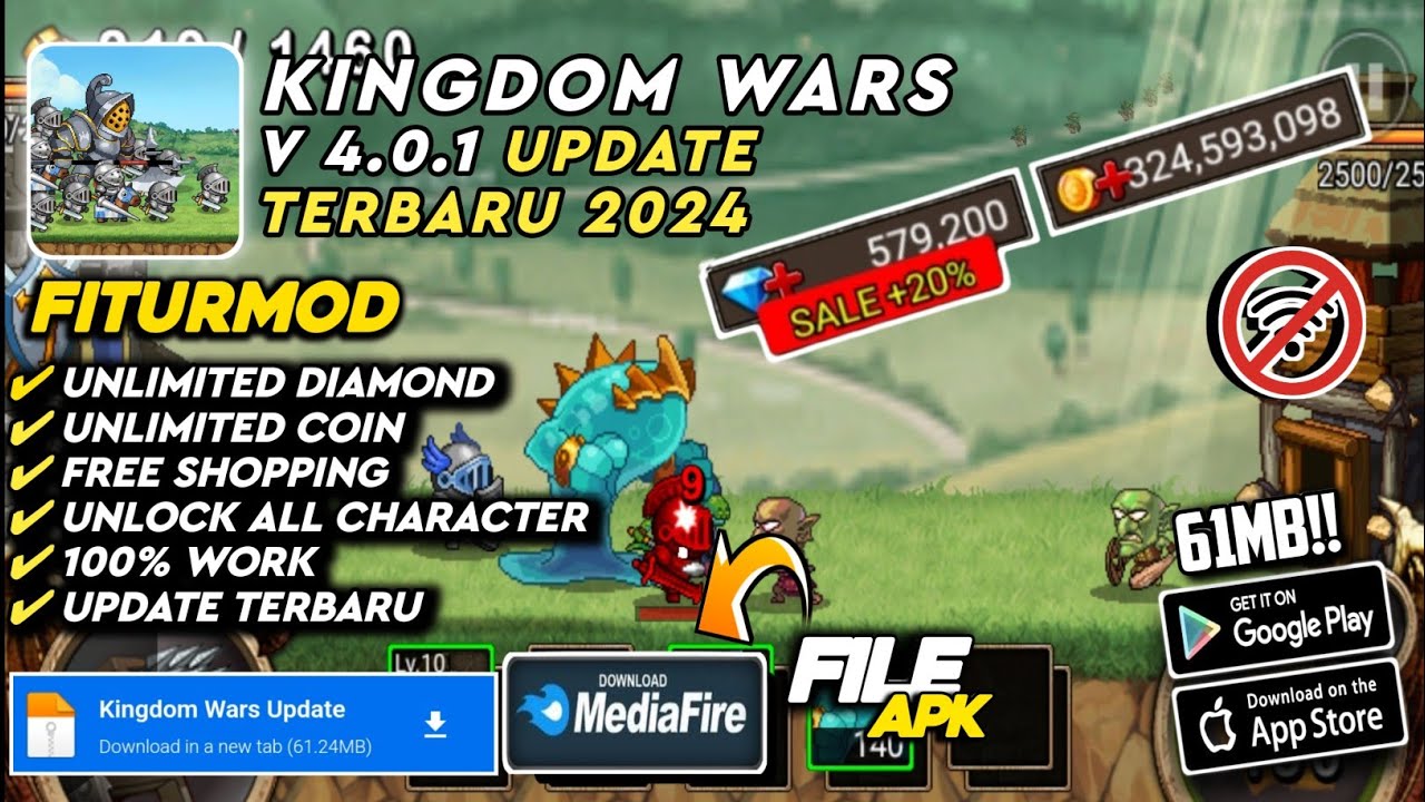 Downloads Kingdom Wars Mod Apk V 4.0.1 Update Terbaru 2024