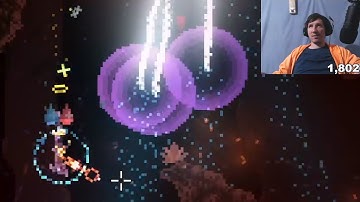 Infinite Lifetime Plasma Spell Run - DunkOrSlam Plays - Noita