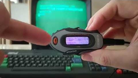 Sale and Demonstration of V1 Sindair mp3 player Amstrad CPC464 loading games