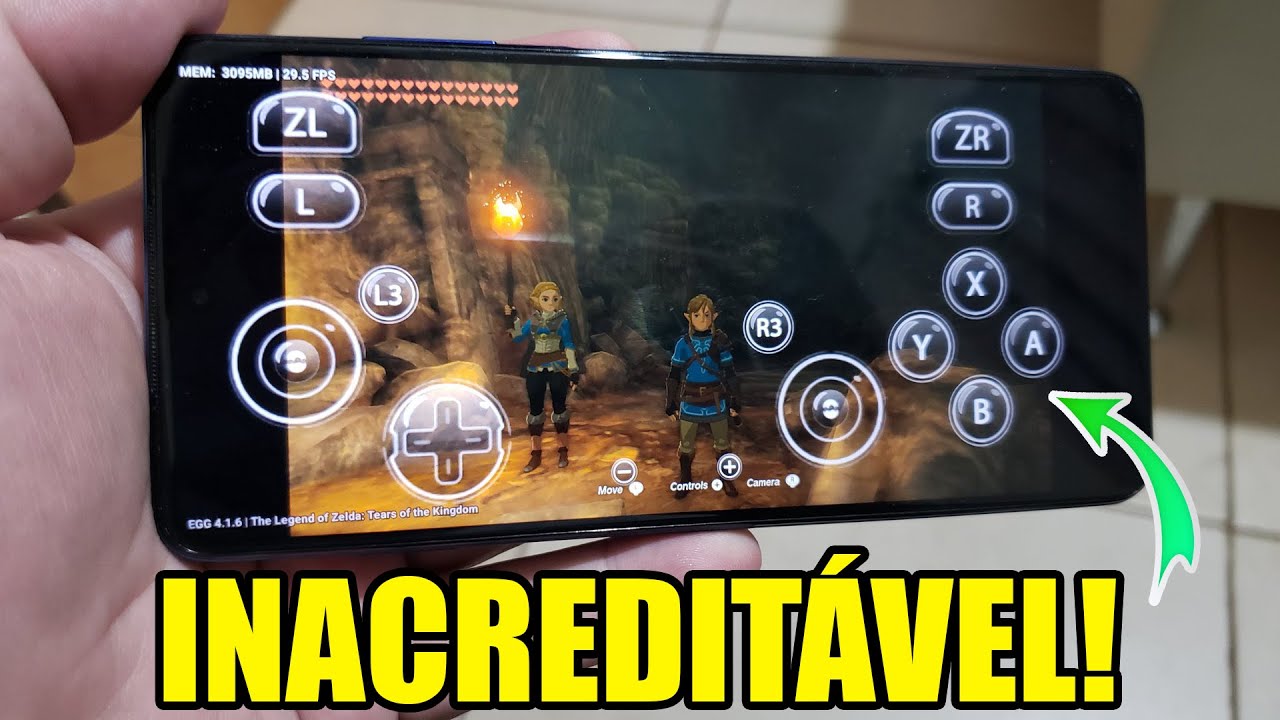 O impossível aconteceu! Zelda BOTW rodando no android em