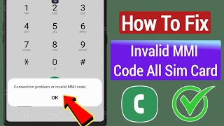 How To Fix Connection Problem Or Invalid MMI Code (2023) | How To Fix Invalid MMI Code