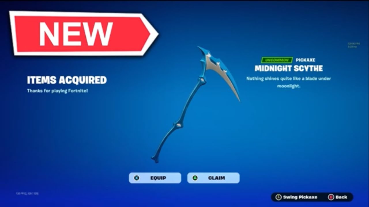 How to claim *NEW* FREE Fortnite pickaxe!!