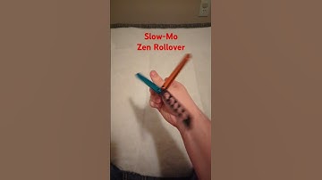Zen Rollover SlowMo #butterflyknife #balisongtricks #balisongcommunity #balisongtutorial #blade #edc