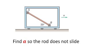 Finding the acceleration of a non-inertial frame of reference