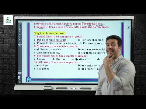 ايطالي تالته ثانوي الوحدة الخامسة الافعال المنعكسة حل امتحان شامل المحاضرة 18