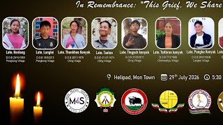 A charity concert & candlelight memorial service for the flood & landslide victims of 19 july.