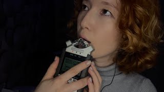картинка: АСМР звуки рта медленное покусывание микрофона | ASMR, mouth sounds slow biting of the microphone