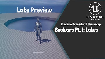 UE5 Geometry Scripting: Booleans Pt1 - Lake