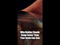 Why Rubber Bands Snap Faster Than Your Brain Can See