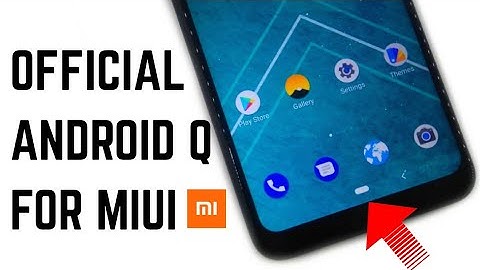 Official Android Q Theme For Miui 10 | Most Awaited Theme | New Gestures Animation