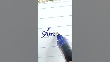 Amol - Beautiful name in Cursive writing | Cursive writing for beginners | #shorts
