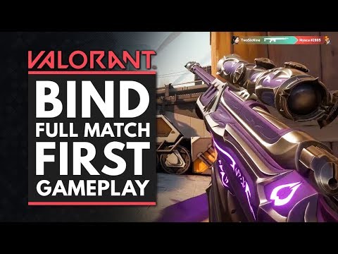 VALORANT | BIND - First Full Match Gameplay w/ Phoenix