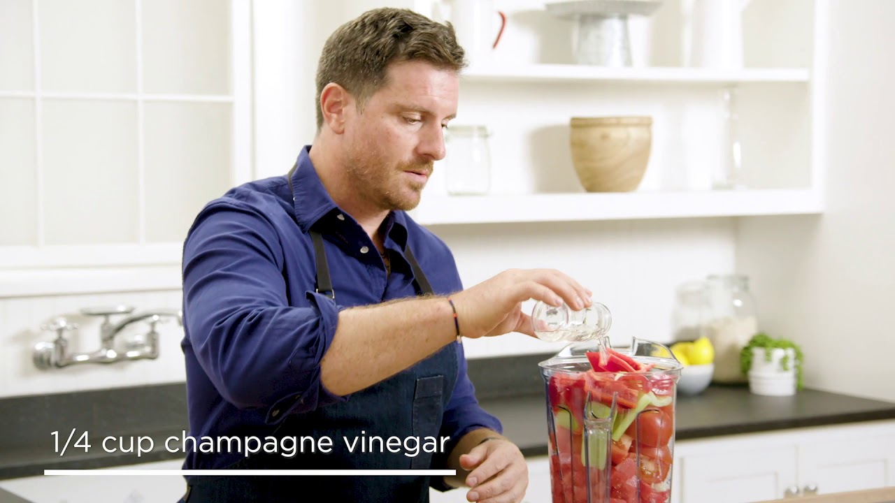 Watermelon Gazpacho Seamus Mullen x Vitamix YouTube