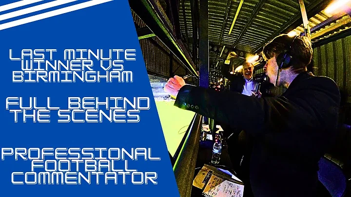 Commentating On @QPR‘a INCREDIBLE LAST MINUTE WINNER Vs @BCFC ⚽️🎙️ Pro Football Commentator BTS