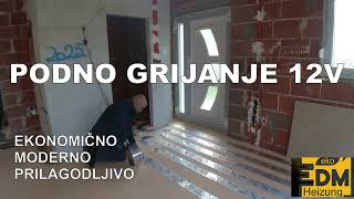Grijanje, Podno Grijanje 12V. Ekološki I Ekonomski Prihvatljivo Grijanje. E-Dm Heizung
