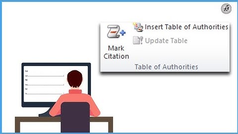 Table of Authorities | Ms Word Reference Tab | Hindi / Urdu | Ms office | Apna Fahad