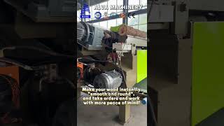 Woodworking rounding machine, precise circle control and efficient grinding.