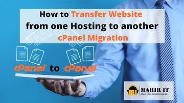 How to Transfer website from one hosting to another  cPanel Migration | Bangla Tutorial | Mahir IT