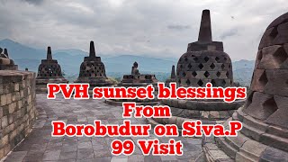 PVH live on Sunset from Borobudur 24. 2. 2026 on the 99 visits to Borobudur. 