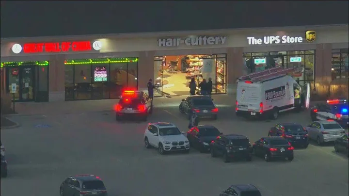 Vehicle crashes into Hair Cuttery in Plainfield