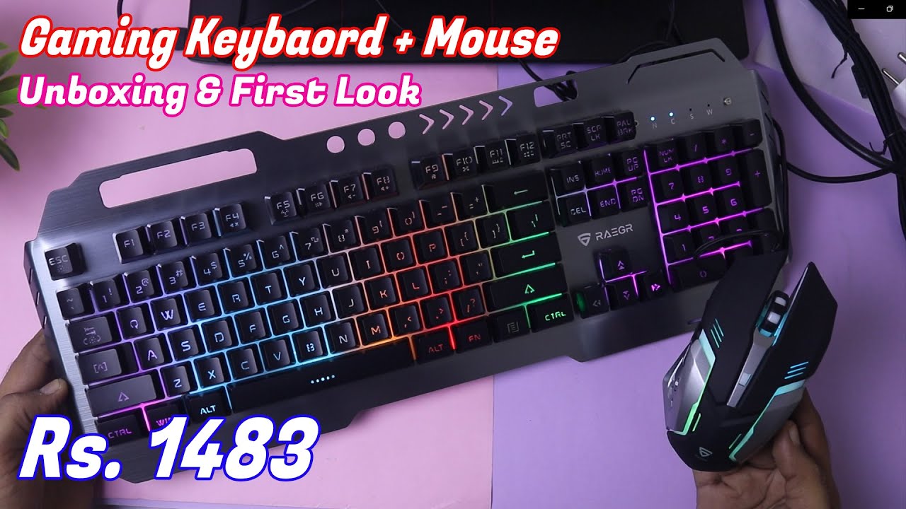Best Gaming Keyboard & Mouse Under Rs.1500 | Budget Gaming Mechanical Keyboard With BackLight