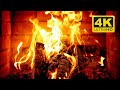 🔥 Fireplace 4K UHD! Fireplace with Crackling Fire Sounds. Fireplace Burning for Home