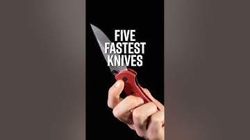 Five Fastest Knives of All Time - KnifeCenter #shorts