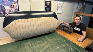 How To  Sewing a Tuck and Roll Seat Cover for my 47 Ford