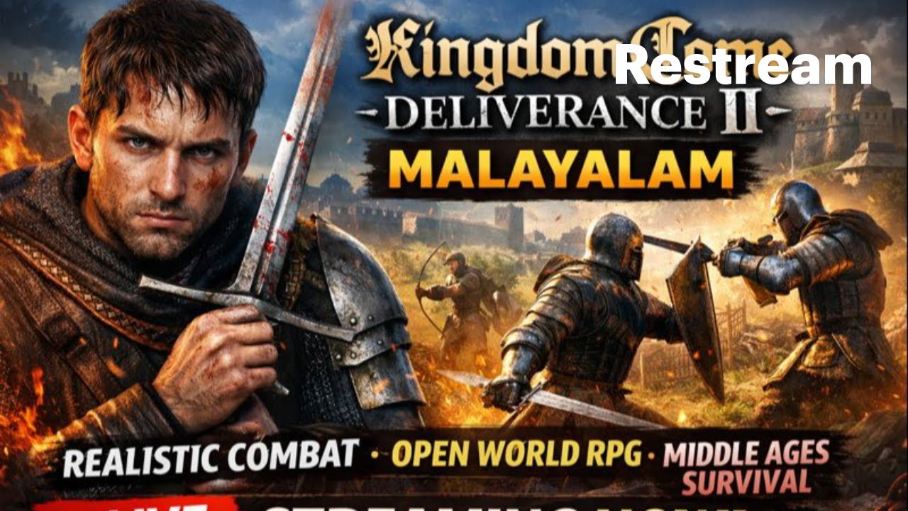 Kingdom Come: Deliverance II Malayalam Gameplay Live