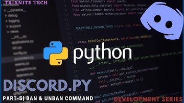 How to make a discord bot using python | Discord.py | Part - 5 | Rewrite | Ban & Unban Command