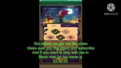 my new skin part 2 in blockman go I got the vampire skin