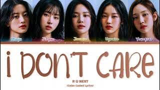 [R U NEXT?] Green Unit 'I Don't Care' Lyrics | 그린유닛의 I Don't Care 가사 | by: 2NE1 | COLOR CODED LYRICS
