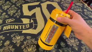 Disney Parks Monsters Inc. Scream Can Canister Cup Bottle Sipper Mug W Sound