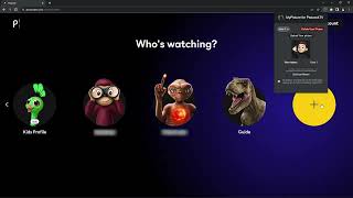 How to set custom profile picture on Peacock TV | PeacockTV MyPicture Chrome Extension screenshot 4