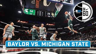 Baylor vs. Michigan State | Dec. 18, 2023 | B1G Basketball in 60