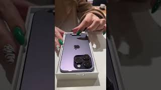 РАСПАКОВКА IPHONE 14 PRO В НОВОМ ФИОЛЕТОВОМ ЦВЕТЕ❤️