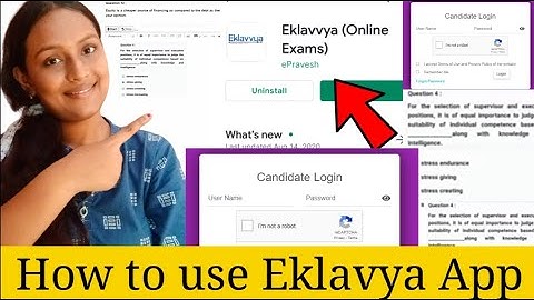 Online Exam Demo Class|Eklavya App|How to use Eklavya App|Eklavya App kaise use kare kare|