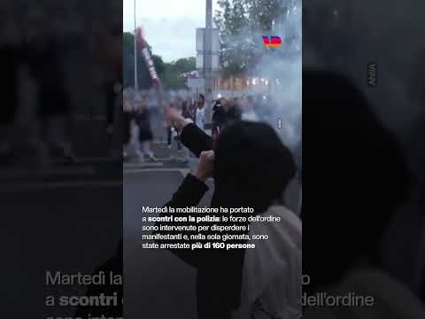 Video Francia, le proteste studentesche si estendono: scontri con la polizia in diverse città
