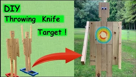 Quick and Easy Axe/Knife Throwing Target.